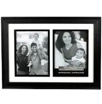 Expressions by Studio Dcor 6 Pack 2-Opening Black 5 inch x 7 inch Collage Frame