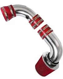 BCP RED 96-05 S-10/Blazer/Jimmy 4.3L V6 Cold Air Intake Induction Kit + Filter