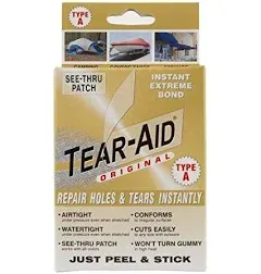 Fabric Repair Patch 6"x12" Sheet TEAR AID: Type A