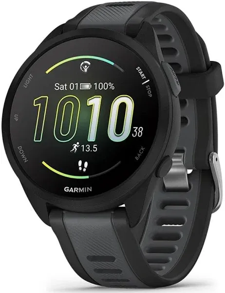 GARMIN Forerunner 165 Music Mist Gray/Whiteston<wbr/>e Smartwatch (010-02863-31)