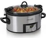 6 Quart Cook & Carry Programmable Slow Cooker With Digital Timer, Stainless