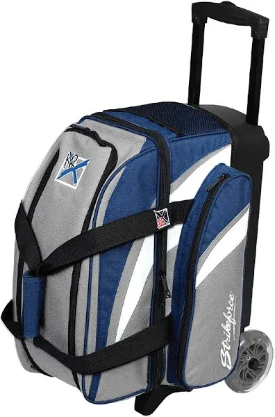 KR Strikeforce Cruiser Smooth Double Roller Grey/Navy Bowling Bag