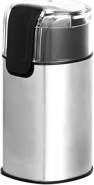 Amazon Basics Electric Coffee Grinder, Coffee Bean and Spice Grinder, With Heavy-Duty Stainless Steel Grind Blades