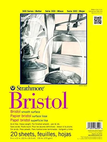 Pro-Art Strathmore Bristol Vellum Paper Pad