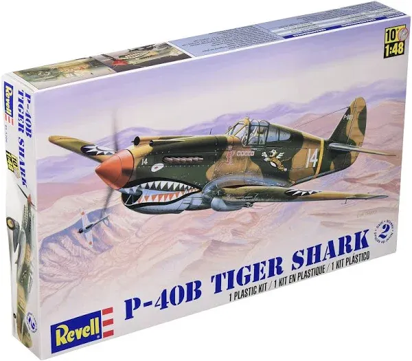 Revell Model Kit P-40B Tiger Shark