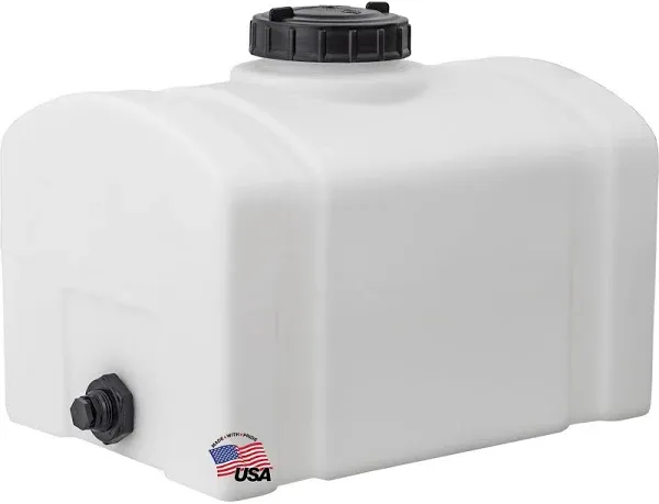 82123889 Polyethylene Domed Reservoir Water Tank, 16 gallon, Made In The USA ...