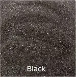 ACTIVA Deep Black Scenic Colored Sand, 25lb (11.3kg) | Vibrant, Fine Grain Colorfast Sand for Arts & Crafts