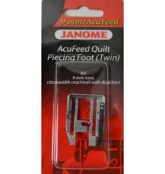 Janome Sewing Machine Acufeed Quilt Piecing Foot for 9mm Models New