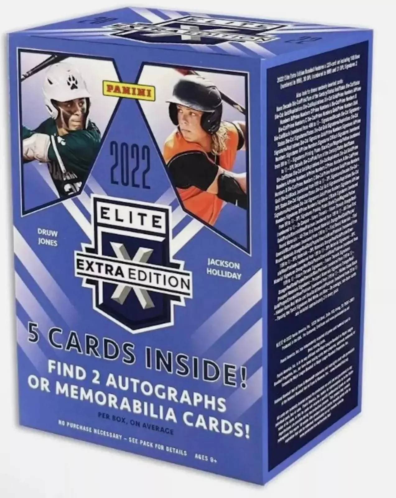 2022 Panini Elite Extra Edition Baseball Blaster Box