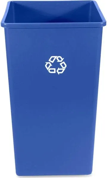 RUBBERMAID COMMERCIAL PRODUCTS FG395973BLUE Recycling Container,Blue<wbr/>,50 gal. 6HH