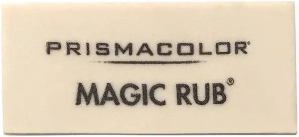 Sanford 73201 Prismacolor Magic Rub Art Eraser, Vinyl, 1-Dozen