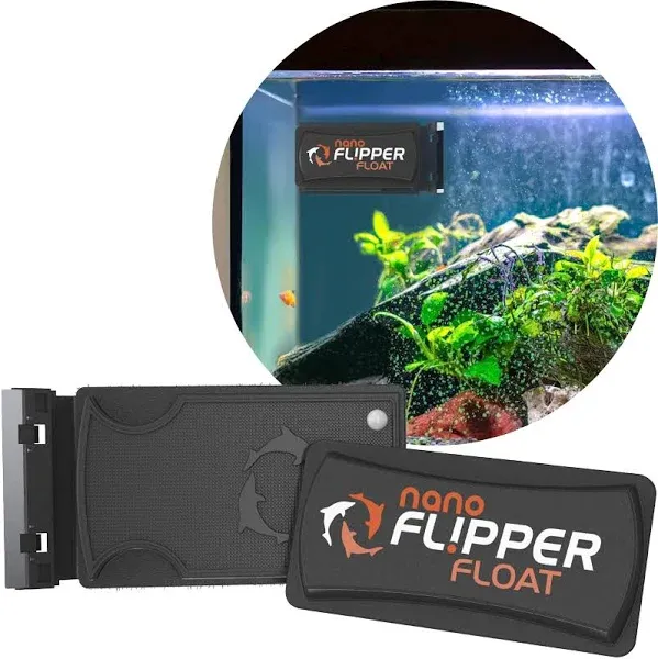 Nano FLOAT 2-in-1 Magnetic Aquarium Algae Cleaner - Flipper