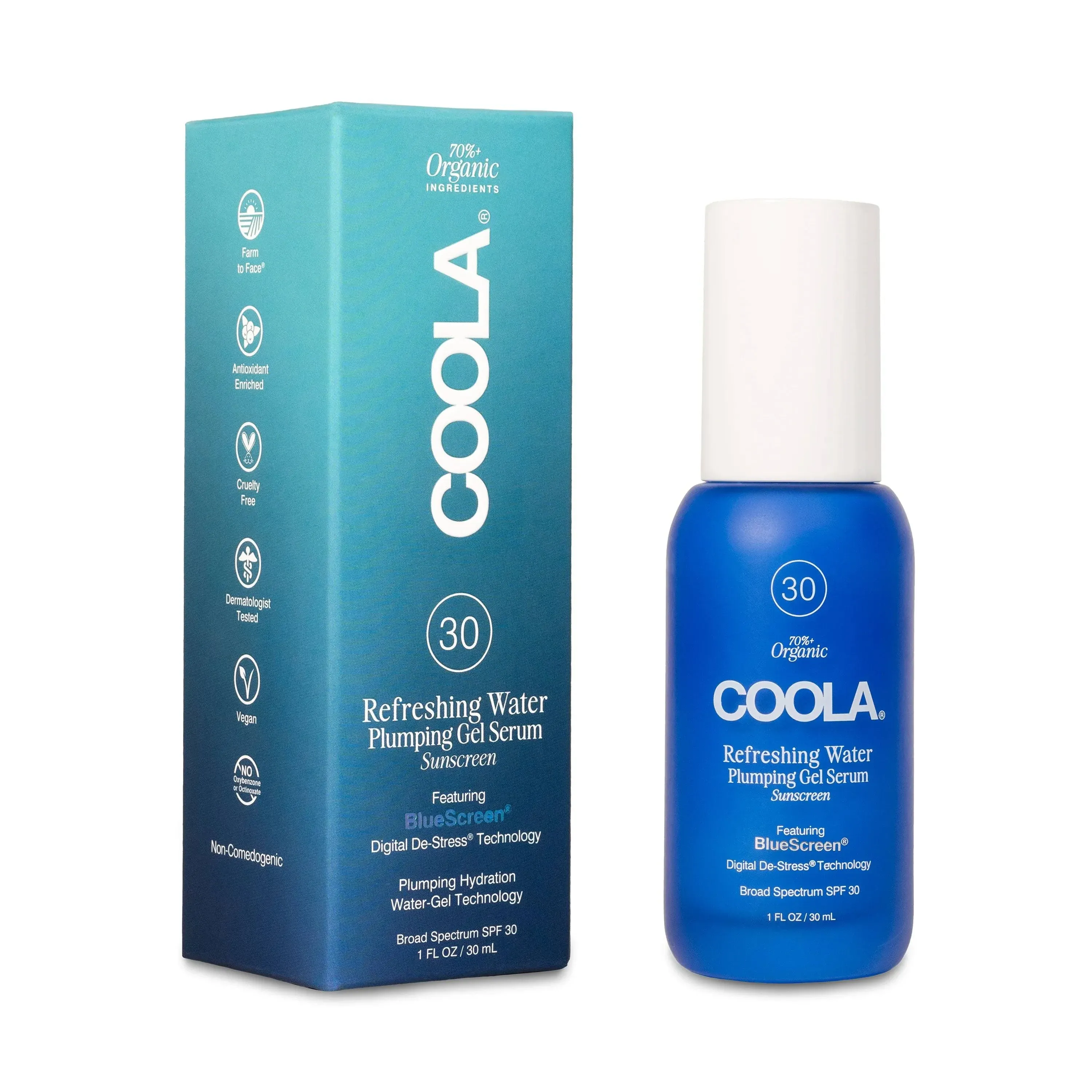 COOLA Refreshing Water Plumping Gel Serum - SPF 3 Sunscreen 0