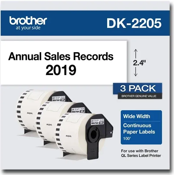 Brother Continuous Paper Label Tape