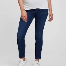 Gap Women's Maternity True Waistband Full Panel True Skinny Jeans