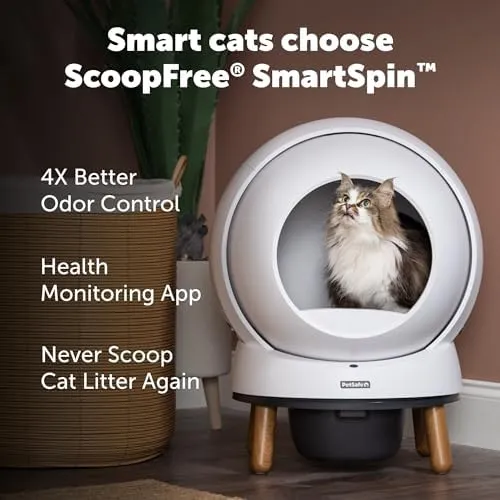 PetSafe ScoopFree SmartSpin Self-Cleaning Cat Litter Box