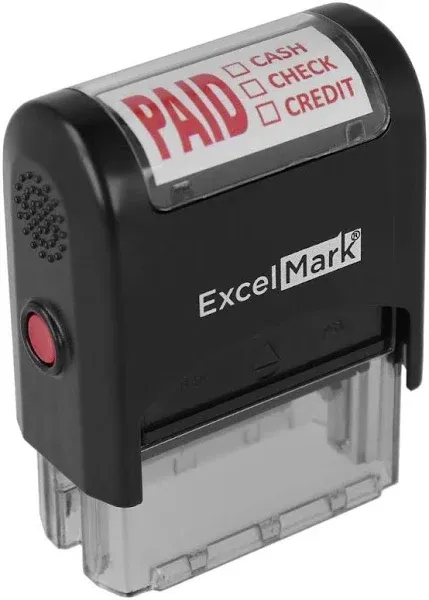 Personal and Confidential -  Self-Inking Rubber Stamp - Red Ink