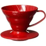 Hario V60 Plastic Coffee Dripper - Clear Size 02