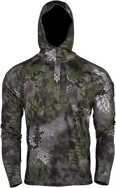 Kryptek Men's Sonora Hooded, Lightweight Sun Protective Hot Weather Hunting Shirt