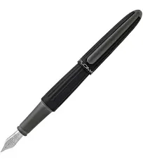 Diplomat Aero Black Fountain Pen, Extra Fine