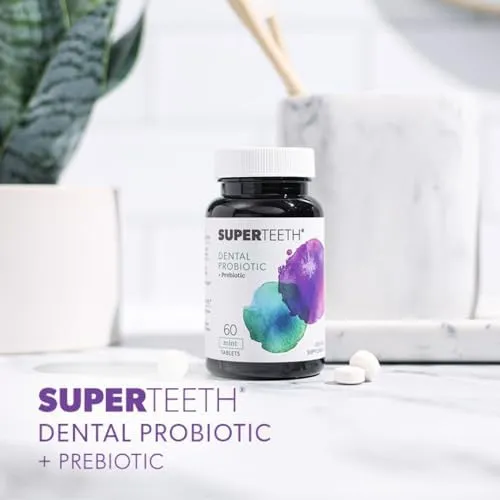 Superteeth Chewable Dental Probiotic for Adults &amp; Kids | Support Healthy Teeth &amp;