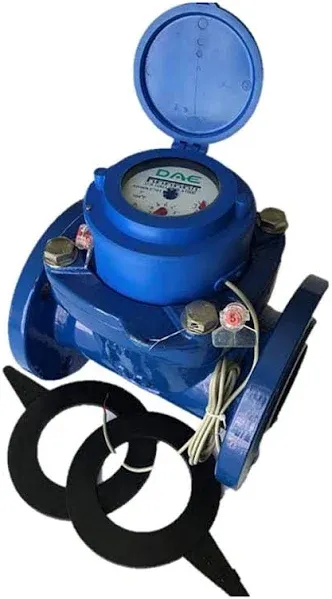 DAE WP-300P 3" Woltmann Helix Water Meter, Pulse Output, Gallon