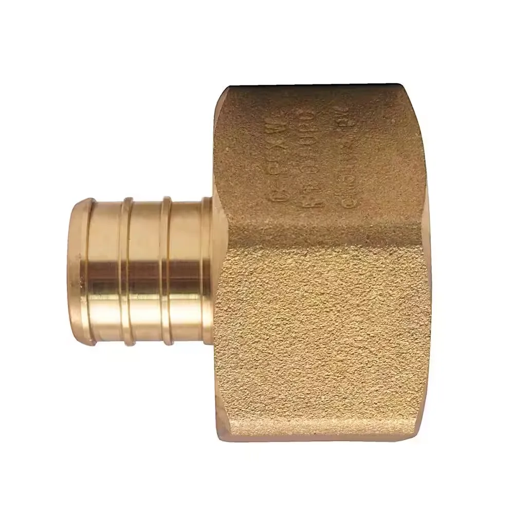 Apollo 3/4 in. Brass PEX Barb x 1 in. Female Pipe Thread Adapter