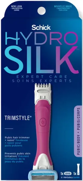 Schick Women's Hydro Silk TrimStyle Moisturizing Razor with Bikini Trimmer