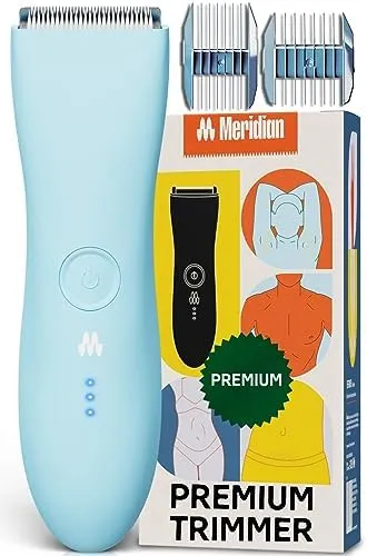 MERIDIAN The Trimmer, Body Hair Trimmer for Men and Women, Sky, NIB / Sealed