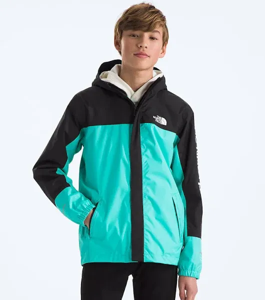 THE NORTH FACE Boys' Antora Waterproof Rain Jacket, Vivid Flame, X-Large