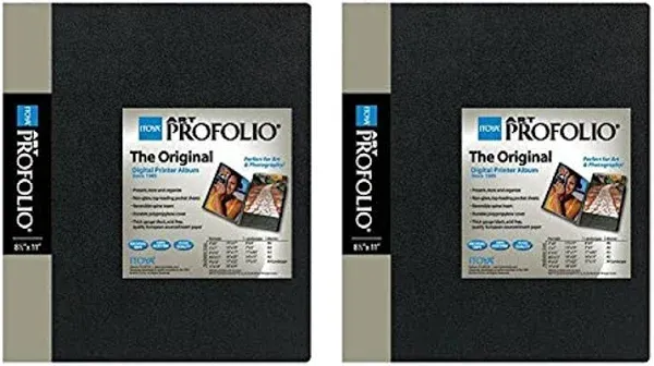 Itoya Original Art Profolio 8.5" x 11" Storage/Display Book (24 pages, 2-pack)