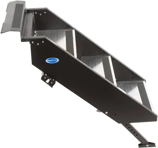 Morryde STP-206 StepAbove Fold-Up RV Entry Step - 3-Step (8" Step Rise), Fits 26" to 28" Door Width