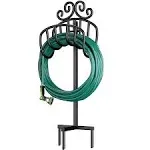 Hose Holder for Outside Freestanding Holds Metal  Rustproof Hose Standk