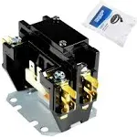 1 Pole Air Conditioner Contactor 30 Amp 24VAC Coil,Condenser Contactor Compre...