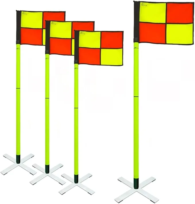 AGORA Pro Line Soccer Corner Flags Set of 4