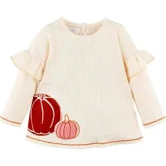 Mud Pie Girls' Pumpkin Patch Tunic