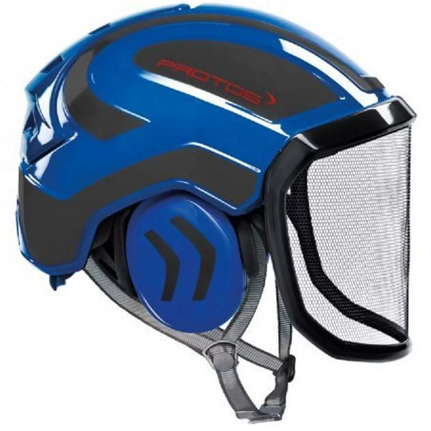 Pfanner Protos Integral Arborist Helmet - Blue/Grey, Men's