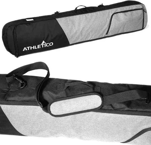 Athletico Peak Padded Snowboard Bag Travel Bag for Single Snowboard Black New