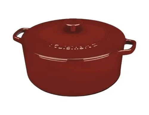 Cuisinart Chef&#039;S Classic Enameled Cast Iron 7-Quart round Covered Casserole, Car