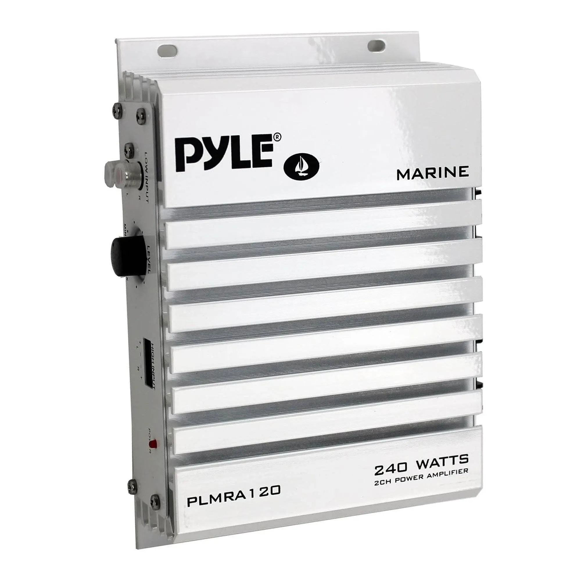 Pyle Hydra Series Waterproof Marine Amp 240 Watts 2-Channel (PLMRA120)