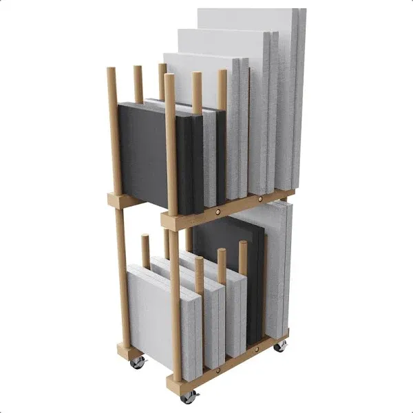 Art Storage Rack, Art Canvas Storage, Canvas Boards Rack Art Storage with Han...