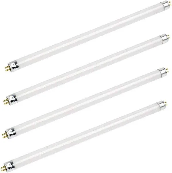 Bluex Bulbs 4 Pack F14T5/830 14W 22 Inch T5 Fluorescent Tube Light Bulb 3000K Warm White Mini Bi-Pin (G5) Base Straight Tube Light Bulb