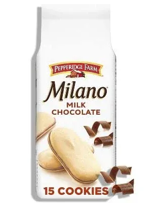 Pepperidge Farm Milano Milk Chocolate Distinctive Cookies