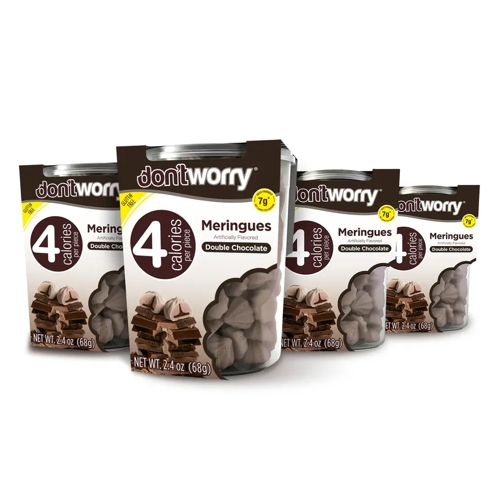 4 Pack Meringue Chocolate Filled 2.4 oz