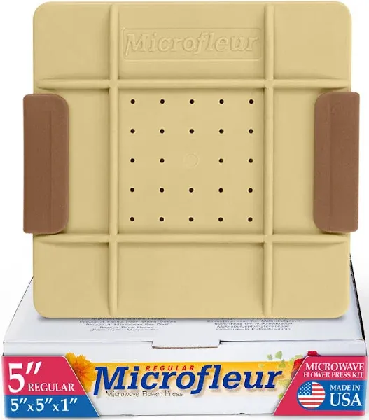 Microfleur 5" Microwave Regular Flower Press