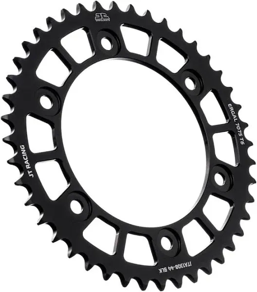 JT RaceLite Aluminum Rear Sprocket 520 44T Black #JTA1308.44BLK fits Honda