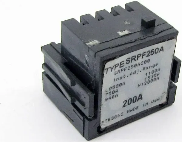 GE SRPF250A200 GE SPECTRA RATING PLUG 200A