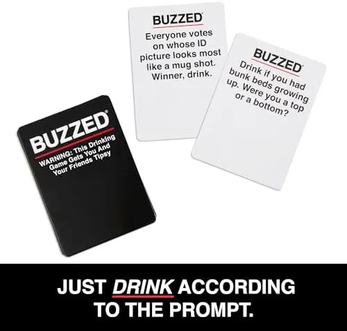 New Buzzed Drinking Card Game Sealed Box