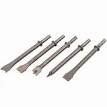 CRAFTSMAN 5-Piece Air Chisel Set, 0.401-in Shank, Hardened Alloy Steel, Variety of Chisel Heads for Multiple Applications