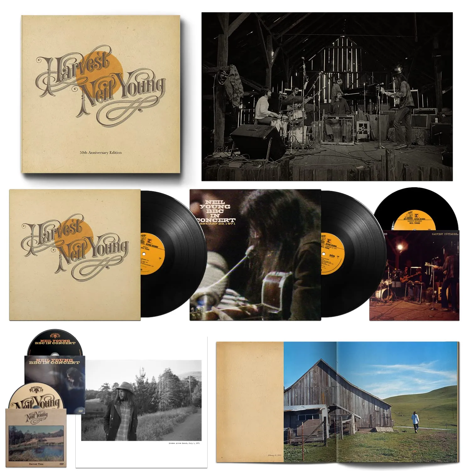 Neil Young - Harvest - 50th Anniversary Deluxe Edition Numbered LP Box Set